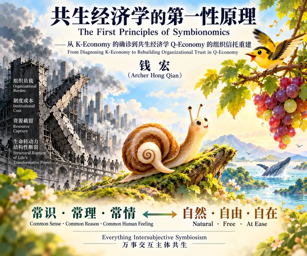共生经济学的第一性原理 ——从 K-Economy 的确诊到共生经济学 Q-Economy 的组织信托重建